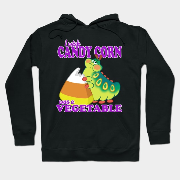 Candy Corn is a Vegetable Hoodie by toonbaboon